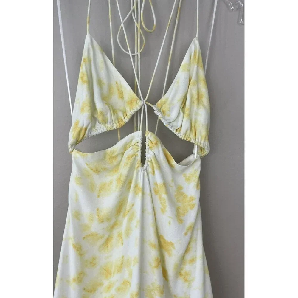 Third Form Free People Women’s Size US6 Ring Out Slip Cut Out Dress Boho‎ Sexy